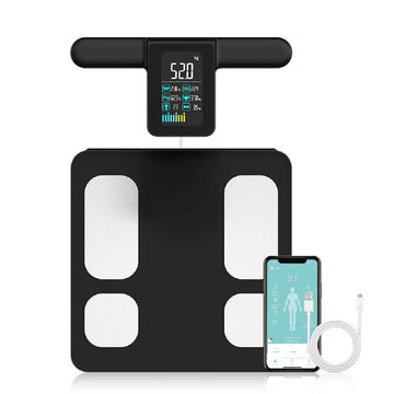 Smart Body Composition Scale with 8 Electrodes Digital Bioimpedance Weight Scale