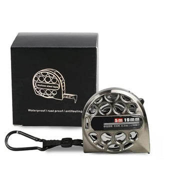 Metric Tape Measure – Stainless Steel Retractable Ruler Anti-Corrosion Hollow Design Tool