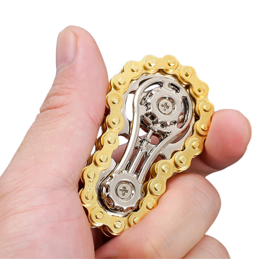 Metal Sprocket Flywheel Fidget Spinner – Anxiety Relief for Adults And Kids