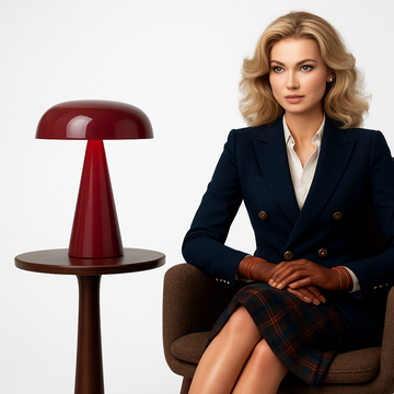 Danish Mushroom Table Lamp – Rechargeable LED Touch Nordic Light