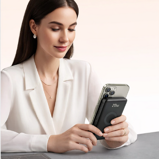 Wireless Power Bank – Portable Charger for iPhone & Apple Watch
