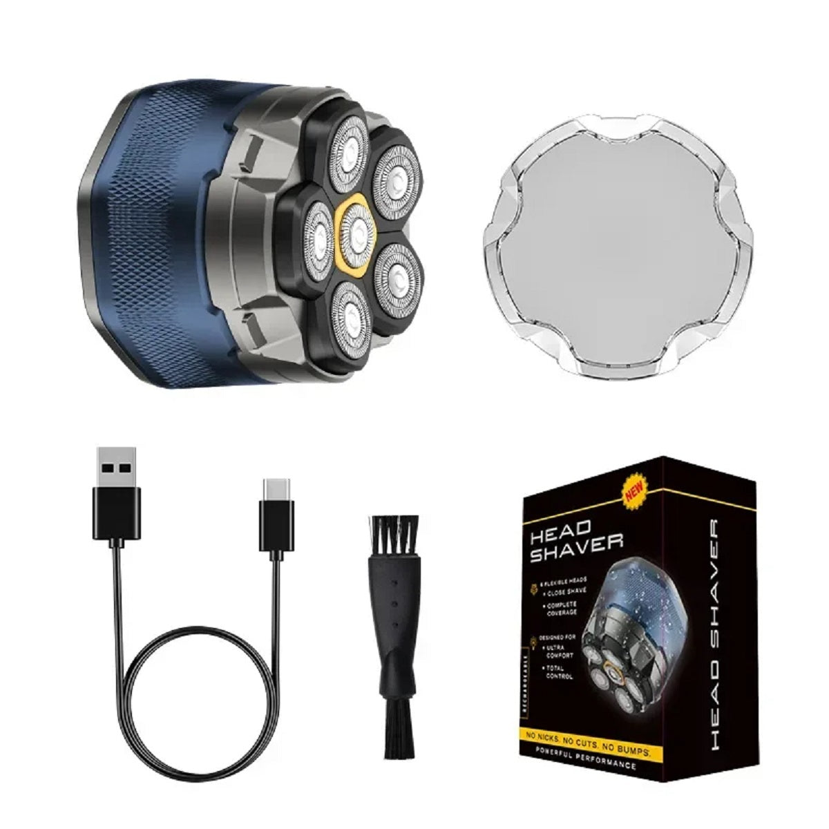 Titanium Motor Razor Titanium Electric Shaver – Cordless Head And Face Razor