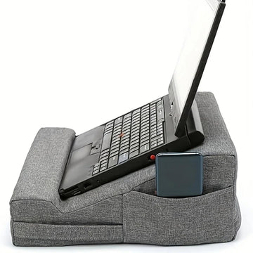 Laptop Pillow Stand – Cushion Pad for Notebook Reading & Desk Use