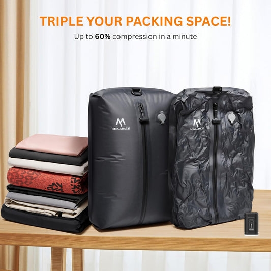 Waterproof Compression Travel Bags Space-Saving Storage Bags for Clothes & Suitcases