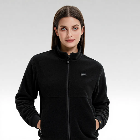 Graphene Heated Fleece Jacket – 8-Zone USB Smart Electric Winter Coat