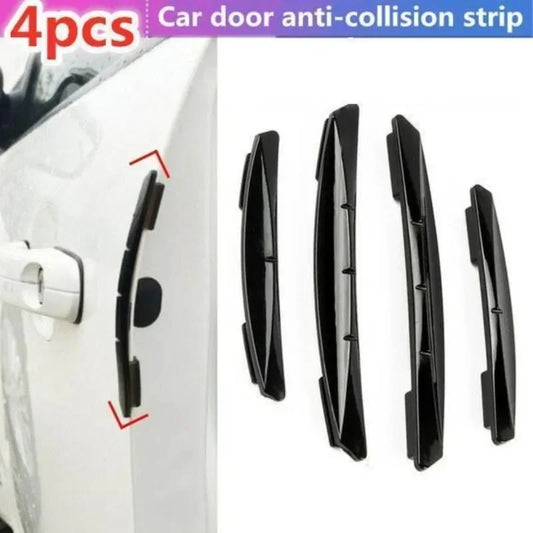 4PCS Car Door Anti-Collision Guard Strips Anti-Scratch Decorative Protector