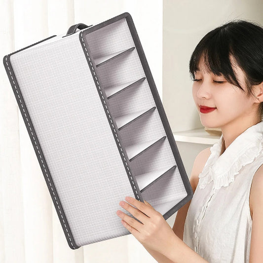 PP Closet Clothes Organizer – Multi-Grid Storage Box for Wardrobe