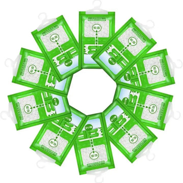 10PCS Hanging Moisture Absorber Bags for Wardrobe & Closet