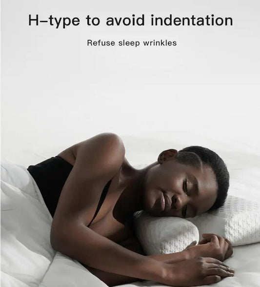 Memory Foam Pillow – Side Sleep Support Anti-Wrinkle Design