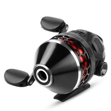 Spincast Fishing Reel No-Rust Push Button Casting Design