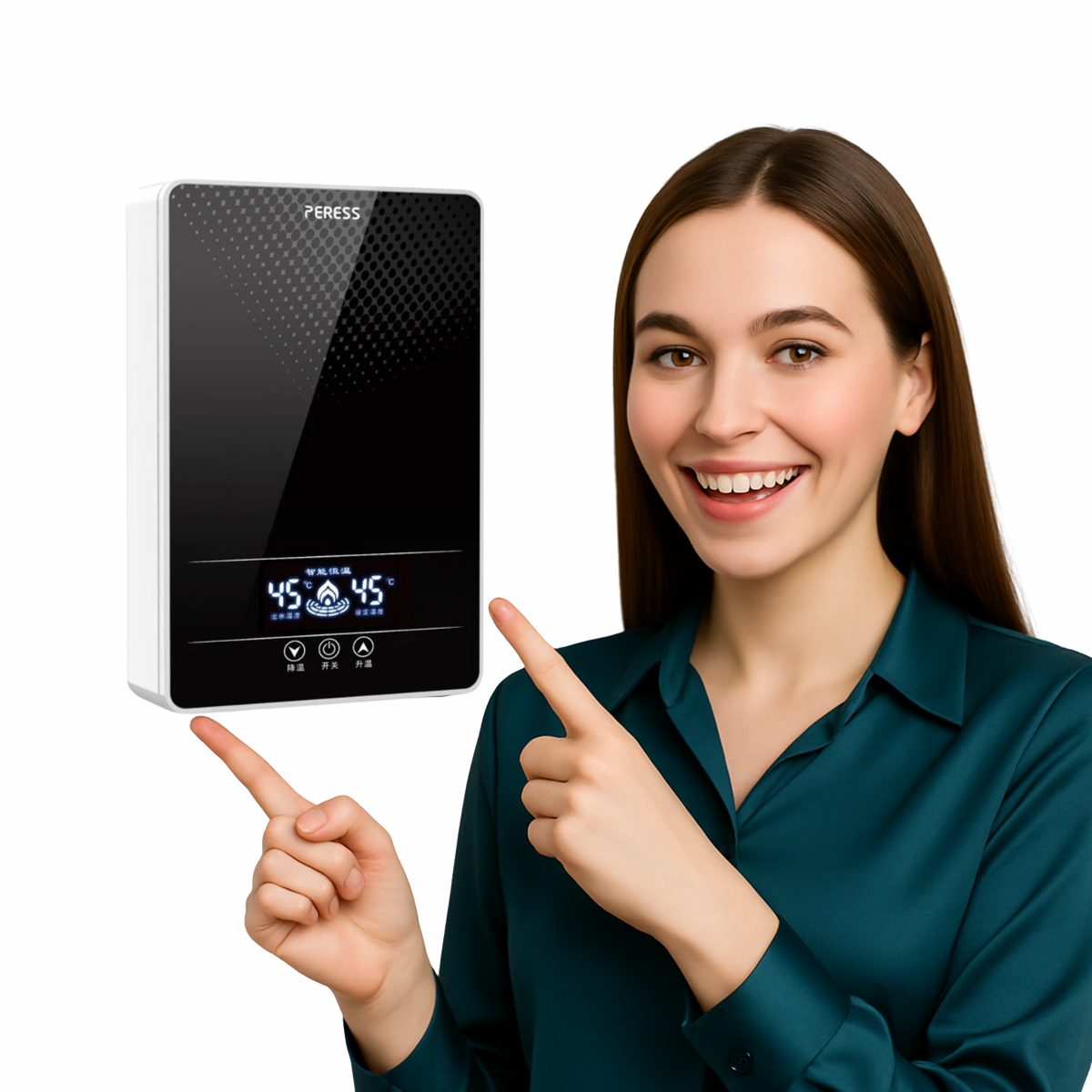 Instant Electric Tankless Water Heater – Bathroom & Shower Heater with Automatic Temperature Control