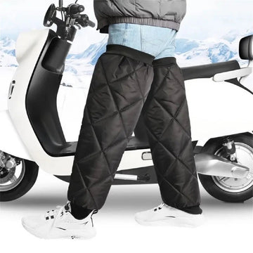 Waterproof Motorcycle Leg Warmers Thermal Knee Guard Sleeves with Zipper