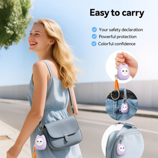 Personal Safety Alarm – Self-Defence Siren Keychain for Women & Girls