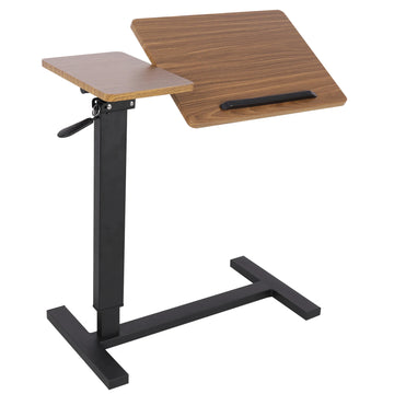 Height-Adjustable Overbed Table – Rolling Laptop & Bedside Desk