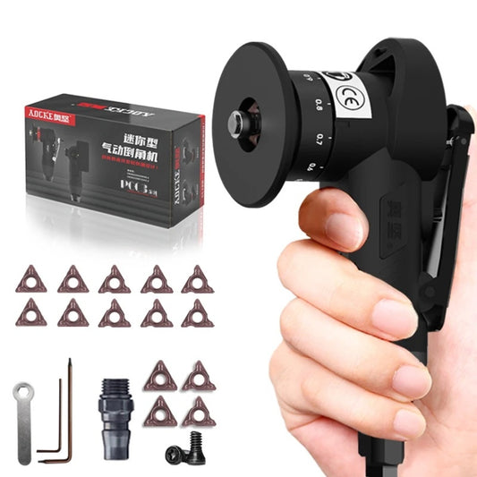 Pneumatic Chamfering Machine 45° Portable Deburring Metal Trimming Tool