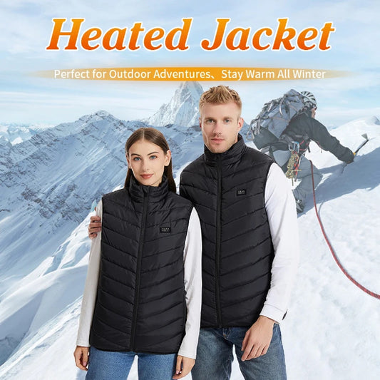 USB Heated Jacket Vest – Winter Electric Thermal Wear for Men and Women