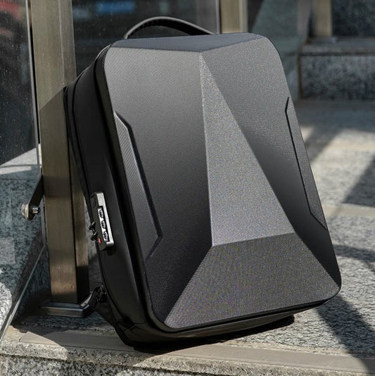 Men’s Expandable Computer Backpack Large Capacity Business & Travel Hard Shell Bag