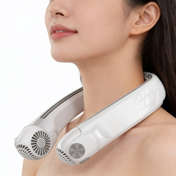 Portable Bladeless Neck Fan USB Rechargeable Hands-Free Cooling Fan