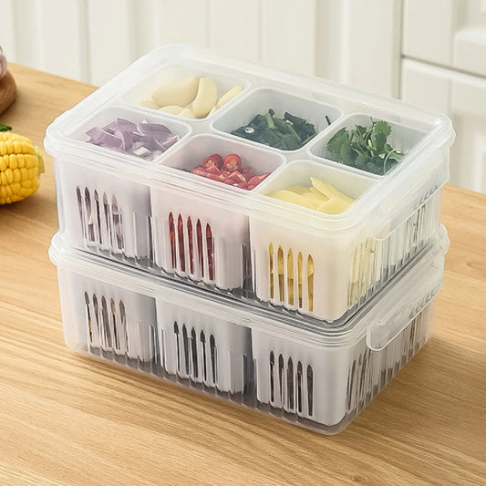 Refrigerator Storage Box – Fresh Organized Food Vegetable Fruit Keeper