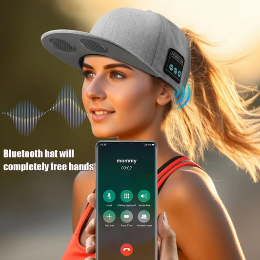 Bluetooth Music Hat – Wireless Speaker Baseball Cap with Mic