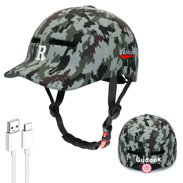 Baseball Cap Bike Helmet Lightweight Breathable Helmet for Cycling & Scooters