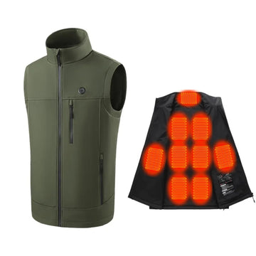 Heated Vest – 9-Zone USB Charging Winter Thermal Jacket for Men and Women