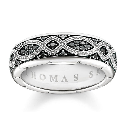 925 Sterling Silver Love Knot Wave Ring Trendy Fine Jewelry