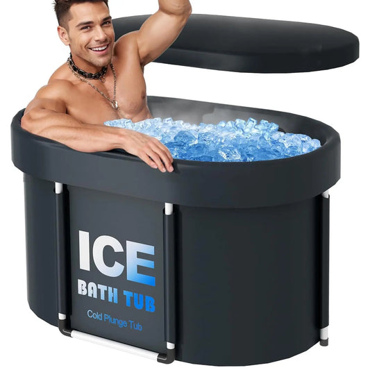 Oval Ice Bath Tub – 450 L Portable Cold Plunge