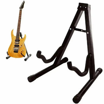 Portable Folding Guitar Stand Lightweight Tripod Holder for Bass & String Instruments