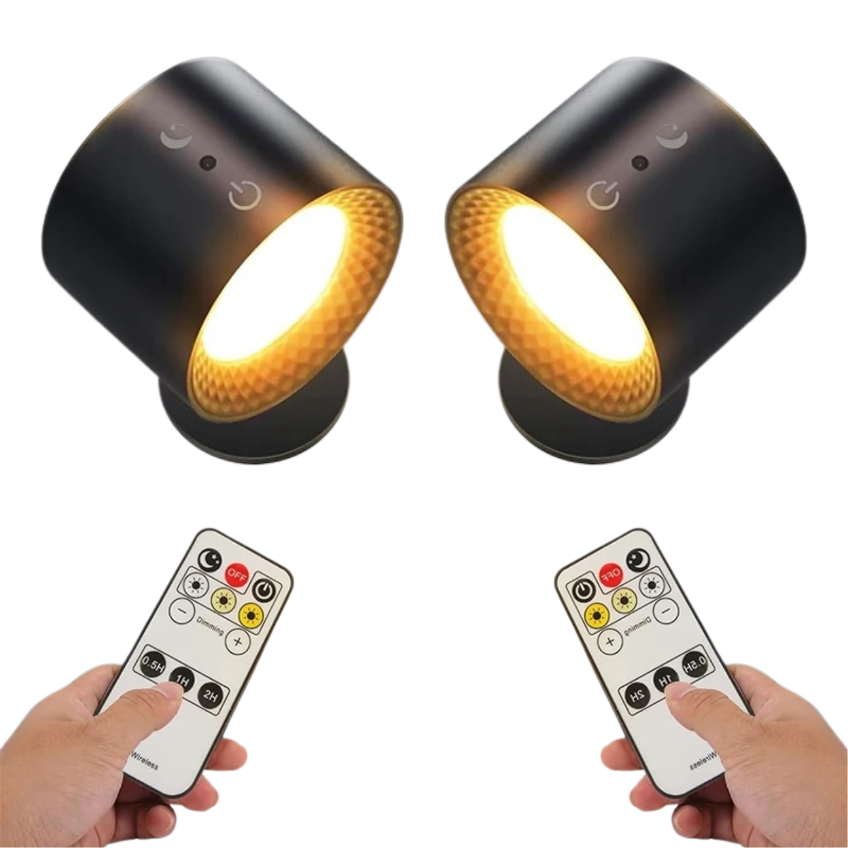 LED Double Head Wall Lamp – Touch And Remote Control