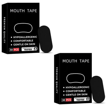 30/60/90PCS Sleep Mouth Tape & Nasal Strips for Nighttime Breathing Support