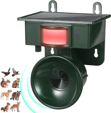 Solar Ultrasonic Animal Repellent – Motion-Activated Outdoor Pest Deterrent