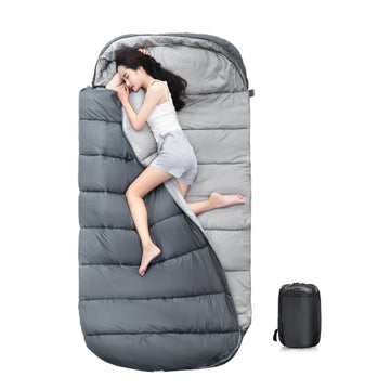 XL Winter Camping Sleeping Bag – Lightweight Long Adult Hiking and Fishing Bag