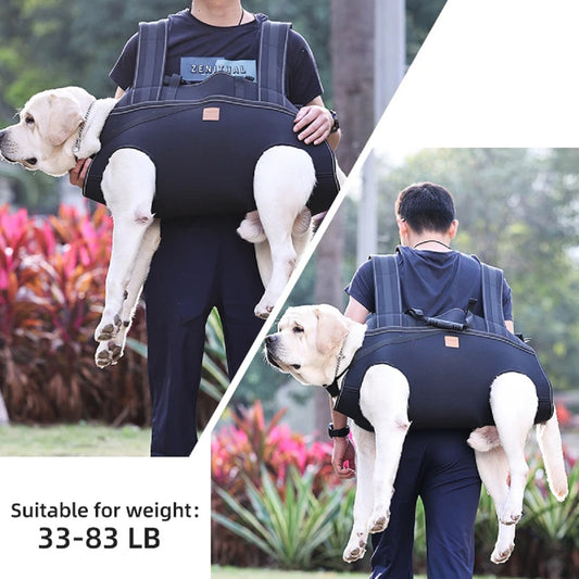 Dog Carrier Backpack – Breathable Travel Bag for Medium and Large Dogs