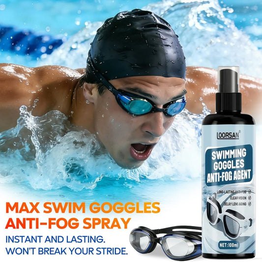 100ML Anti-Fog Spray for Swim Goggles Long-Lasting Lens Cleaner for Swimming & Diving