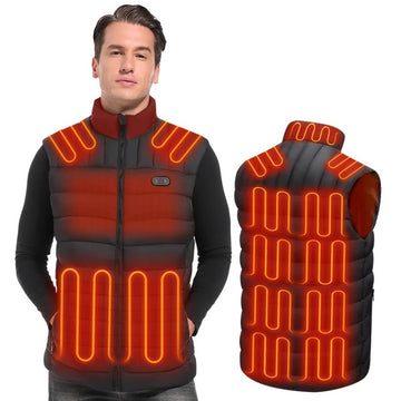 USB Heated Jacket Vest – Waterproof Winter Smart Heating Gear