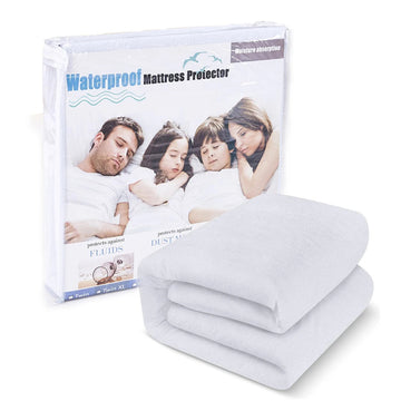 Premium Bamboo Mattress Protector Waterproof Ultra-Soft Breathable Bed Cover