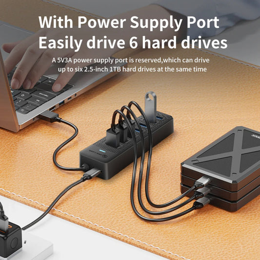 7-in-1 USB-C Hub – Multiport Splitter Adapter with 7 Ports for MacBook Pro Air and Laptop