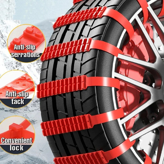 20Pcs Snow Chains – Universal Anti-Slip Tire Traction Belts for Winter