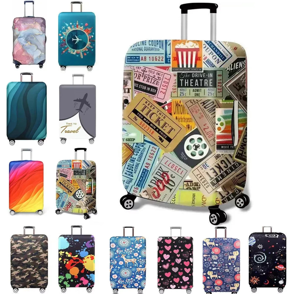 Stretch Luggage Cover – Universal 18 – 32 Suitcase Protector