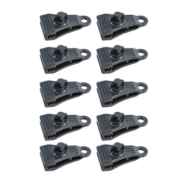 10PCS Heavy Duty Tarp Clips Lock Grip Clamps for Tent & Pool Cover