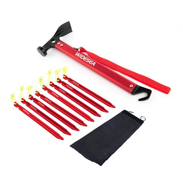 Aluminum Camping Hammer Durable Tent Stake Tool for Backpacking