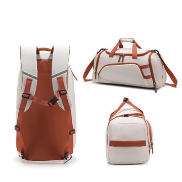 Fitness Sports Backpack – Large Capacity Travel Daypack with Shoe Compartment