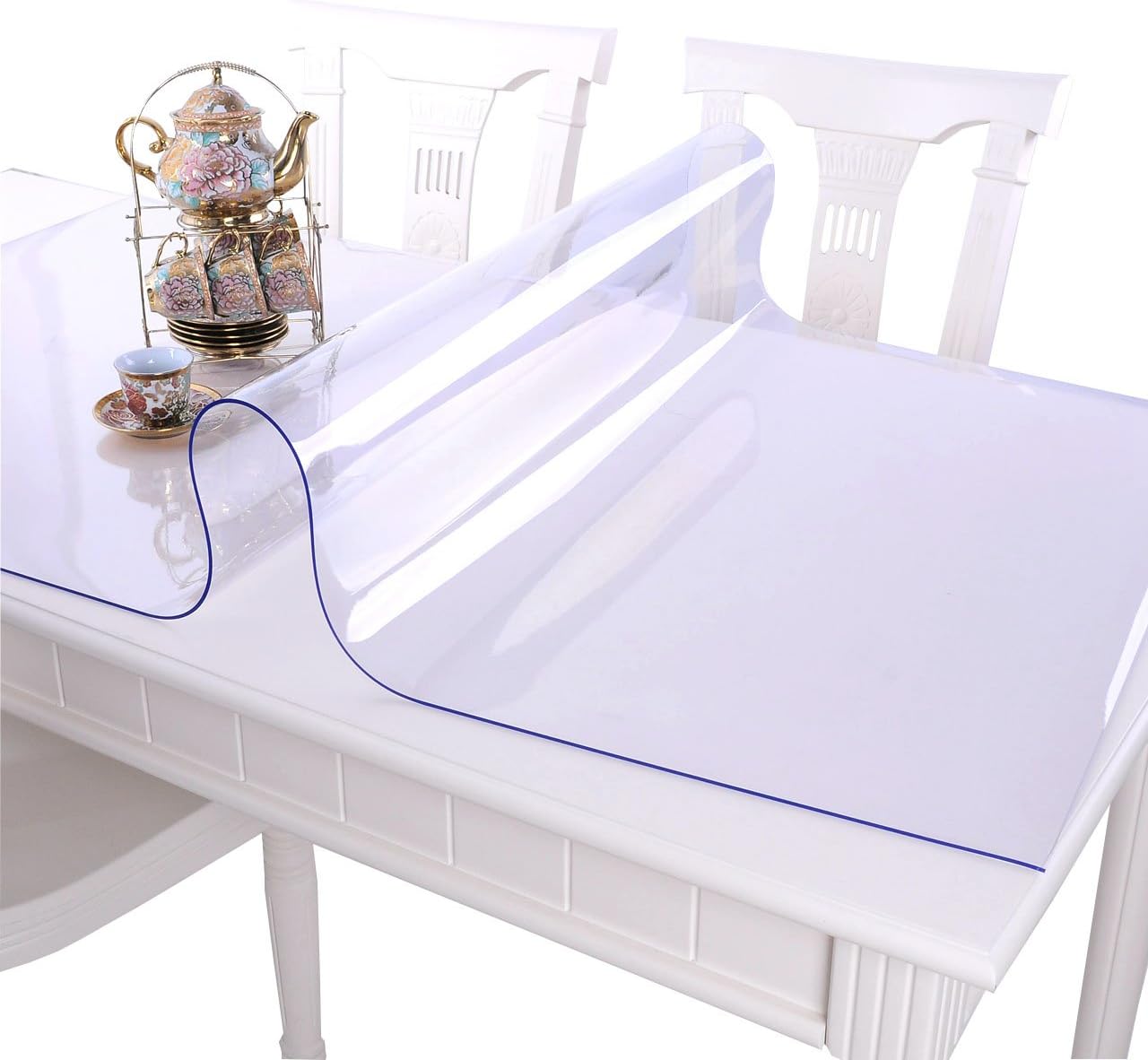 PVC Transparent Tablecloth – Waterproof Oil-Proof Protective Mat