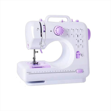 Mini Sewing Machine – Portable 220V Electric Sewing Tool with Foot Pedal