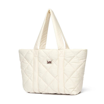 Large Quilted Puffer Tote Soft Lightweight Laptop & School Bag