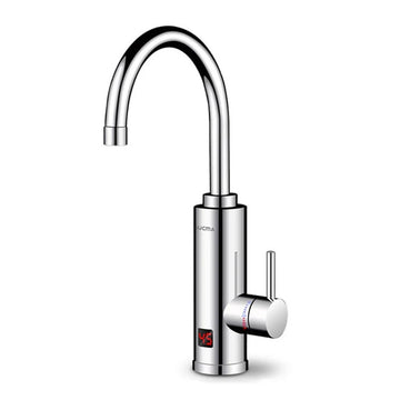 Electric Tankless Water Heater Faucet Instant Hot Water Tap with Temperature Display