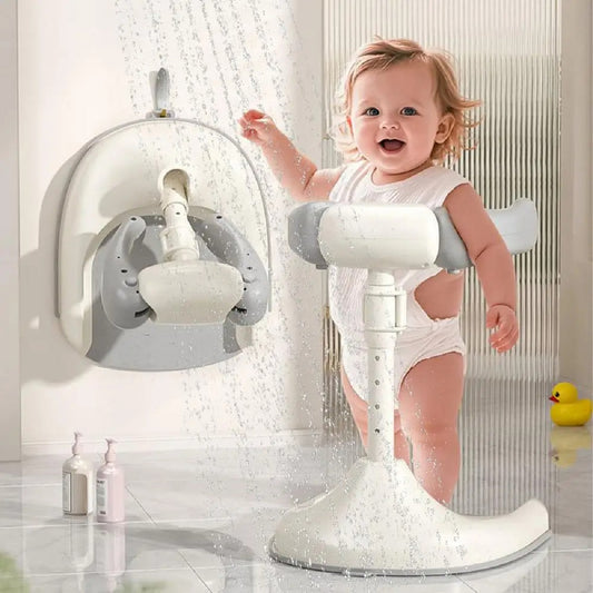 Adjustable Baby Shower Rack – Foldable Anti-Slip Bath Support
