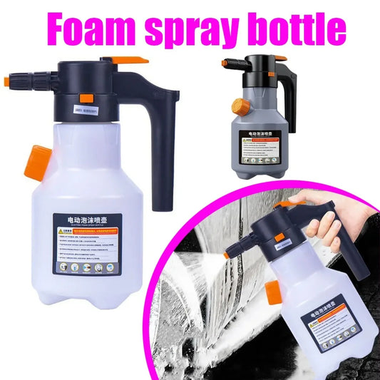 2L Rechargeable Electric Foam Sprayer Powerful Snow Foam Car Wash Spray Bottle