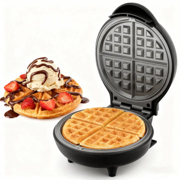750W Non-Stick Waffle Maker Electric Waffle Iron with Cool Touch Handle